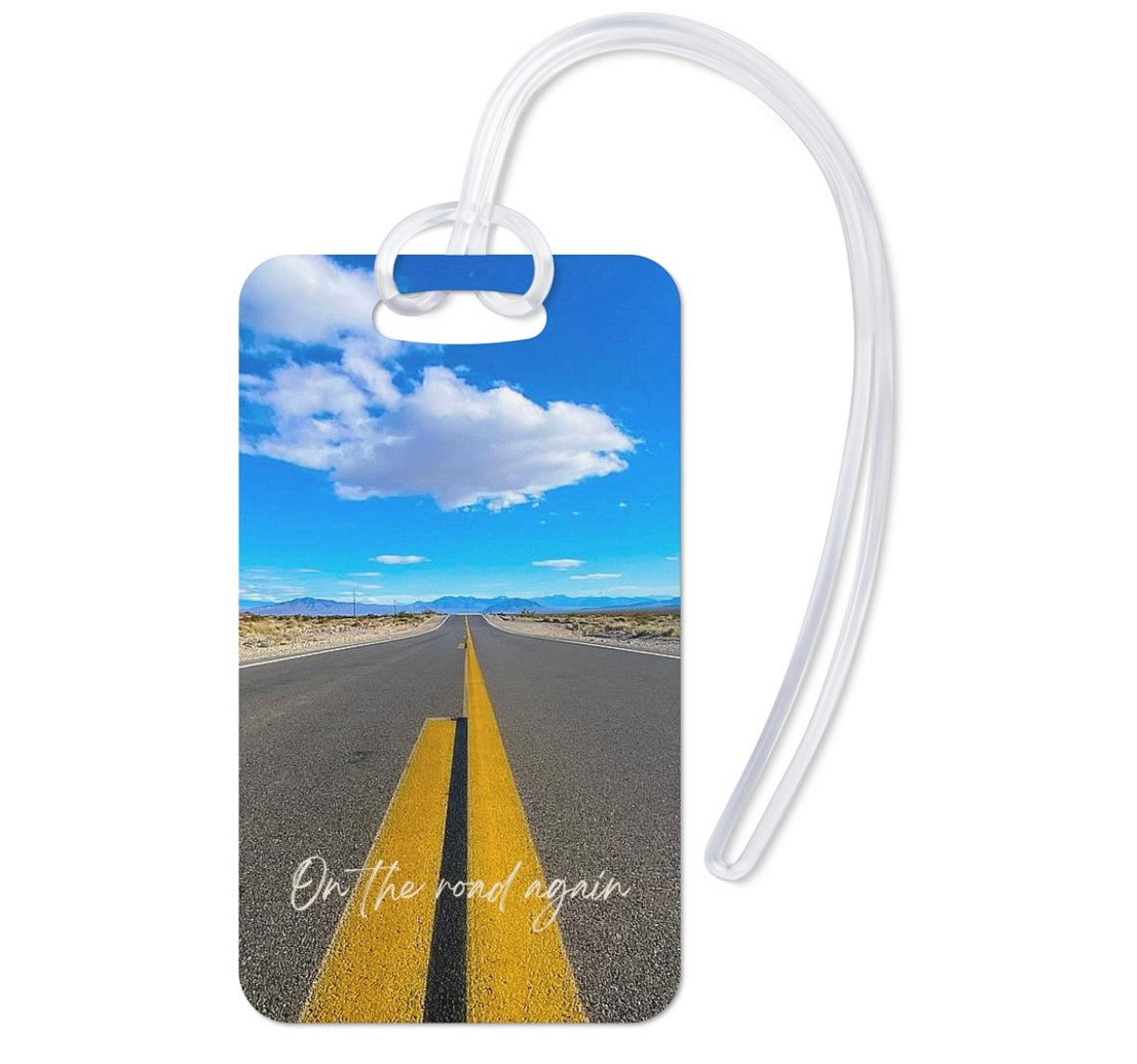 “On the Road Again” Luggage Tag