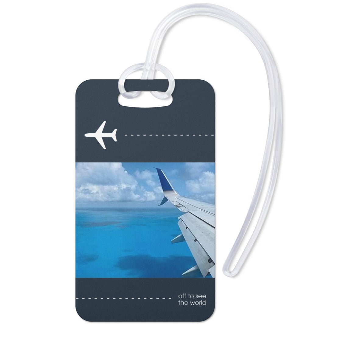 "Off to see the world" Luggage Tag