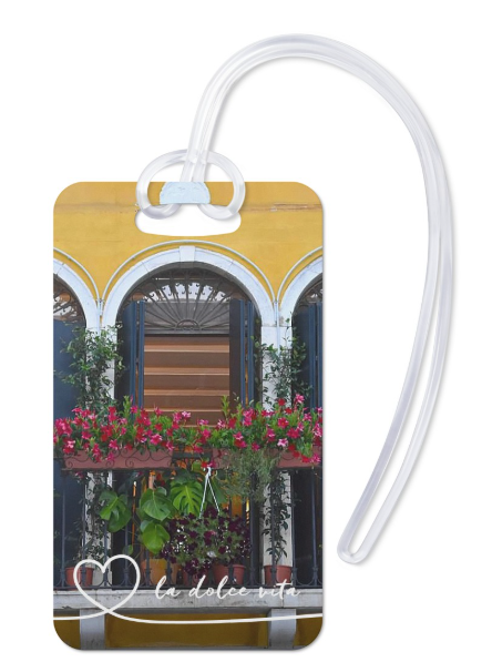 "La Dolce Vita" Luggage Tag